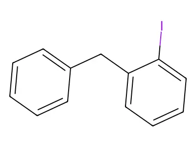 1-Benzyl-2-iodobenzene structure