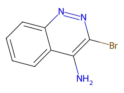 3-Bromocinnolin-4-amine structure