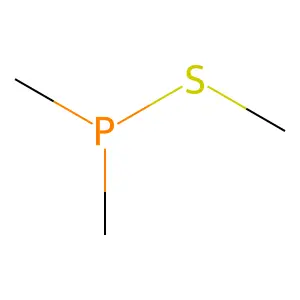 Dimethyl methylthiophosphine structure