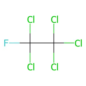 氟五氯乙烷 structure