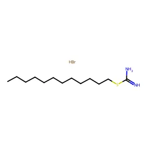 (Dodecylsulfanyl)methanimidamide hydrobromide structure