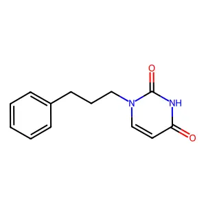 1-(3-Phenylpropyl)pyrimidine-2,4(1H,3H)-dione structure
