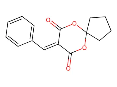 8-Benzylidene-6,10-dioxaspiro[4.5]decane-7,9-dione structure