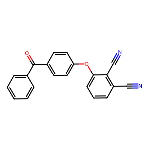 3-(4-Benzoylphenoxy)phthalonitrile structure