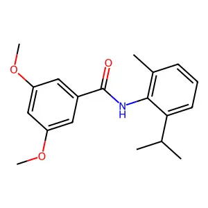 N-(2-isopropyl-6-methylphenyl)-3,5-dimethoxybenzamide structure