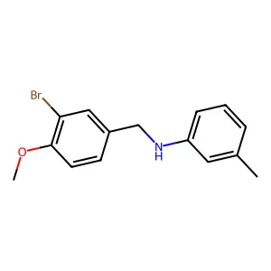 N-(3-bromo-4-methoxybenzyl)-3-methylaniline structure