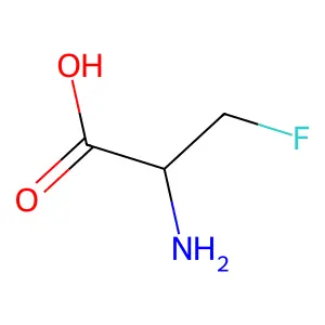 3-fluoro-D-alanine structure