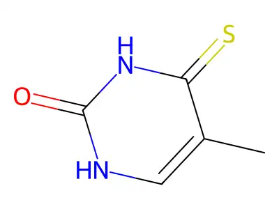 5-methyl-4-thioxo-3,4-dihydropyrimidin-2(1H)-one structure