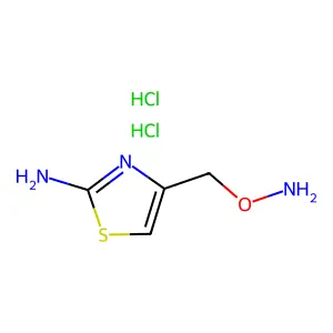 Thiazole, 2-amino-4-aminooxymethyl-, dihydrochloride structure