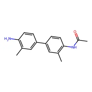 3,3'-dimethyl-N-acetylbenzidine structure