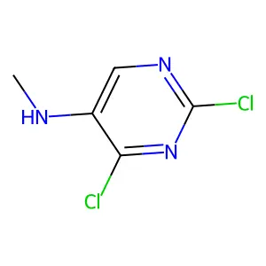 2,4-dichloro-N-methylpyrimidin-5-amine structure