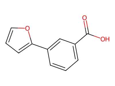 3-(2-furyl)benzoic Acid structure