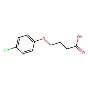 4-(4-Chlorophenoxy)butanoic acid structure