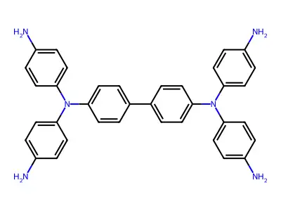 N,N,N',N'-Tetrakis(4-amino-phenyl)benzidine structure