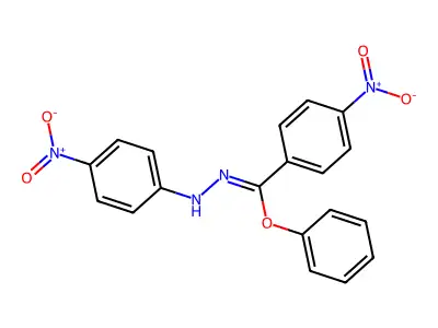 Phenyl 4-nitro-N-(4-nitrophenyl)benzene-1-carbohydrazonate structure