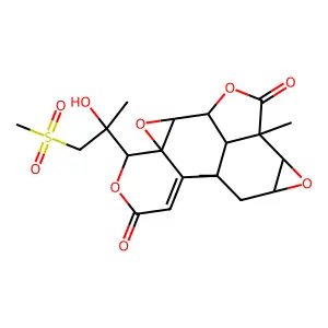 Hallactone B structure