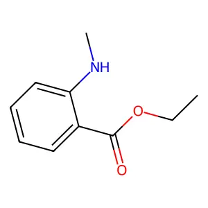 Ethyl N-methylanthranilate structure