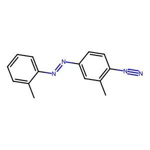 Benzenediazonium, 2-methyl-4-(2-methylphenyl)azo- structure