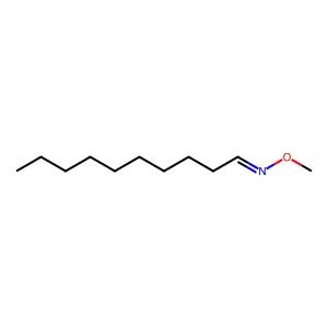Decanal, O-methyloxime structure