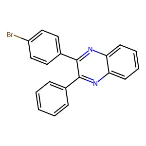2-(4-Bromophenyl)-3-phenylquinoxaline structure