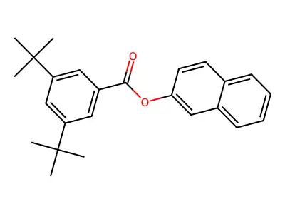2-Naphthyl 3,5-ditert-butylbenzoate structure