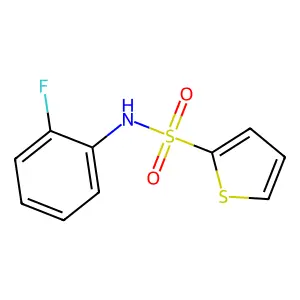 N-(2-fluorophenyl)-2-thiophenesulfonamide structure