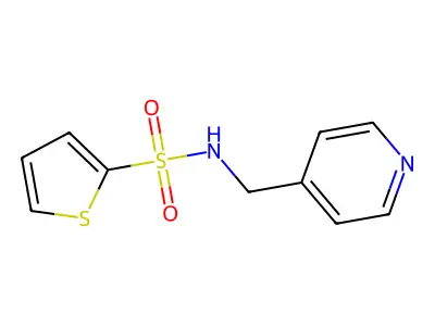 N-(pyridin-4-ylmethyl)thiophene-2-sulfonamide structure