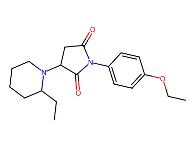 1-(4-Ethoxyphenyl)-3-(2-ethylpiperidin-1-yl)pyrrolidine-2,5-dione structure