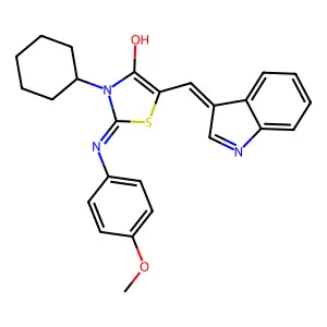CAS 354792-13-5 - C25H25N3O2S structure