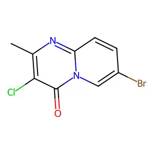 7-bromo-3-chloro-2-methyl-4H-pyrido[1,2-a]pyrimidin-4-one structure