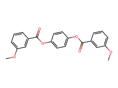 4-[(3-Methoxybenzoyl)oxy]phenyl 3-methoxybenzoate structure