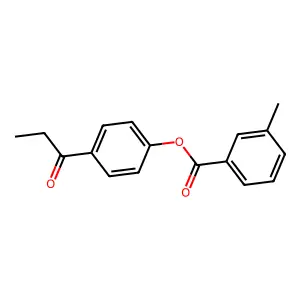4-Propanoylphenyl 3-methylbenzoate structure