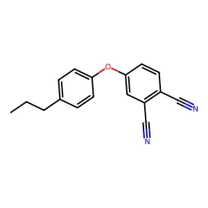 4-(4-Propylphenoxy)benzene-1,2-dicarbonitrile structure
