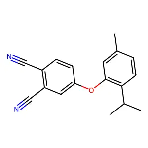 4-(2-Isopropyl-5-methylphenoxy)phthalonitrile structure