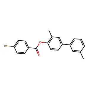 2-Methyl-4-(3-methylphenyl)phenyl 4-bromobenzoate structure