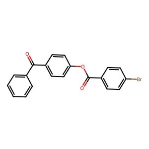4-Benzoylphenyl 4-bromobenzoate structure
