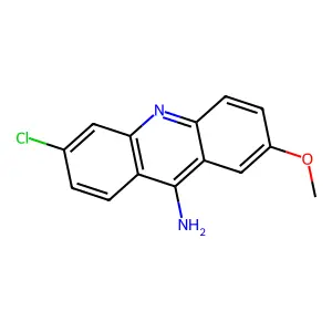 6-Chloro-2-methoxy-9-acridinamine structure
