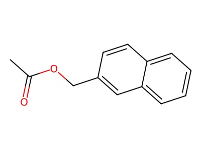 Naphthalen-2-ylmethyl acetate structure