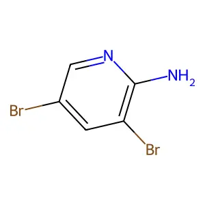 3,5-二溴-2-吡啶胺 structure