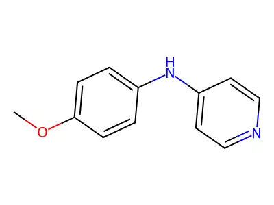 N-(4-methoxyphenyl)pyridin-4-amine structure