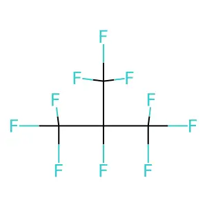 全氟异丁烷 structure