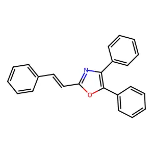4,5-Diphenyl-2-(2-phenylethenyl)-1,3-oxazole structure