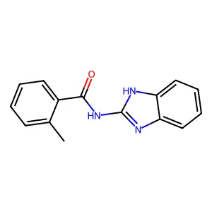 N-(1H-benzimidazol-2-yl)-2-methylbenzamide structure