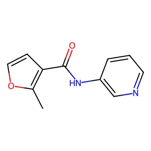 2-methyl-N-(pyridin-3-yl)furan-3-carboxamide structure