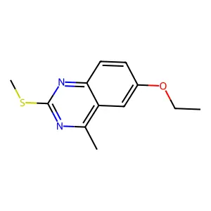 6-Ethoxy-4-methyl-2-methylsulfanylquinazoline structure