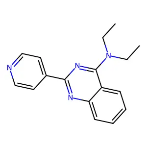 N,N-diethyl-2-pyridin-4-ylquinazolin-4-amine structure