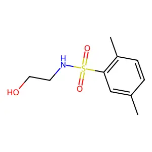 N-(2-hydroxyethyl)-2,5-dimethylbenzenesulfonamide structure