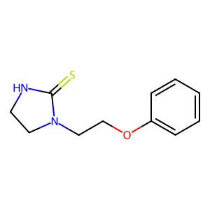 1-(2-Phenoxyethyl)imidazolidine-2-thione structure