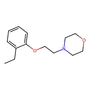 4-[2-(2-Ethylphenoxy)ethyl]morpholine structure