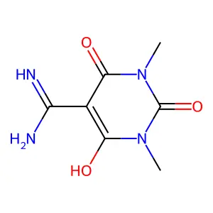 Pyrimidine-2,4,6(1H,3H,5H)-trione, 5-diaminomethylene-1,3-dimethyl- structure